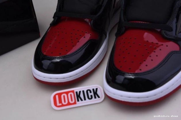 555088-063 Jordan Bred Air 1 High OG Patent 0812